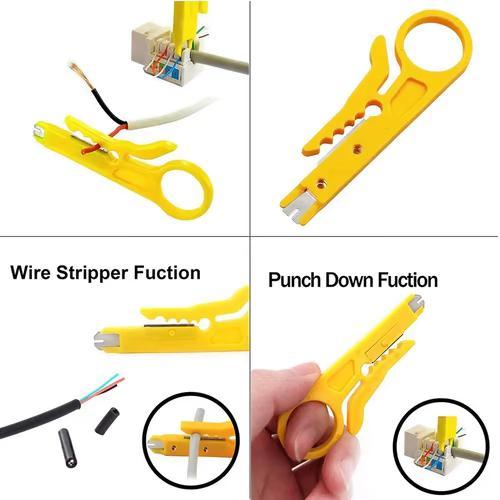 Cable Stripper and punch down tool