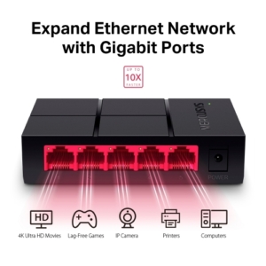 5 port Gigabit Ethernet Switch