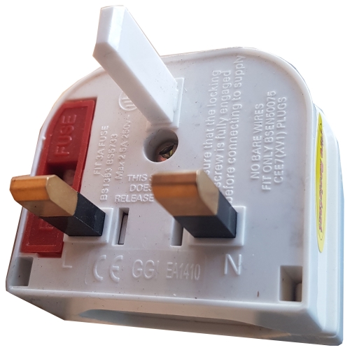 Electrical adapter EU to UK