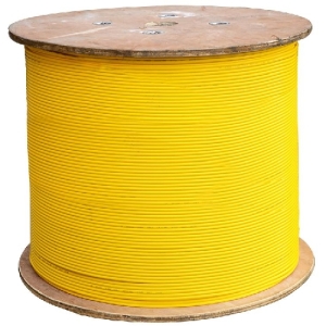 Indoor simplex single mode with aramid yarn, 9/125 2.0mm OD LSZH yellow color jacket G657A1