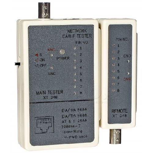 LAN network and Coaxial cable tester tool