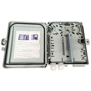 12 Core Fiber Optic Distribution Terminal Box, UV and Weather Resistant