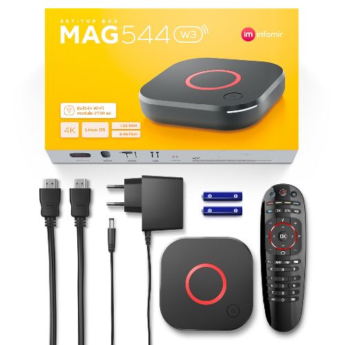 MAG544w3 4K IPTV Linux Set-Top-Box
