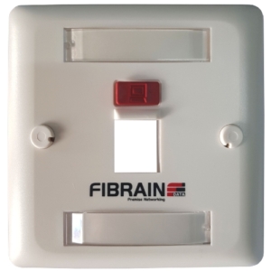 XB-50FPF-0102 - FIBRAIN Network faceplate 1 Port
