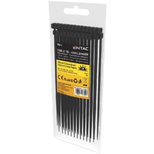 ECT-100B - Nylon cable tie, Length: 100mm, black