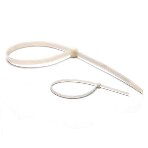 ECT-200W - Nylon cable tie, Length: 200mm, white