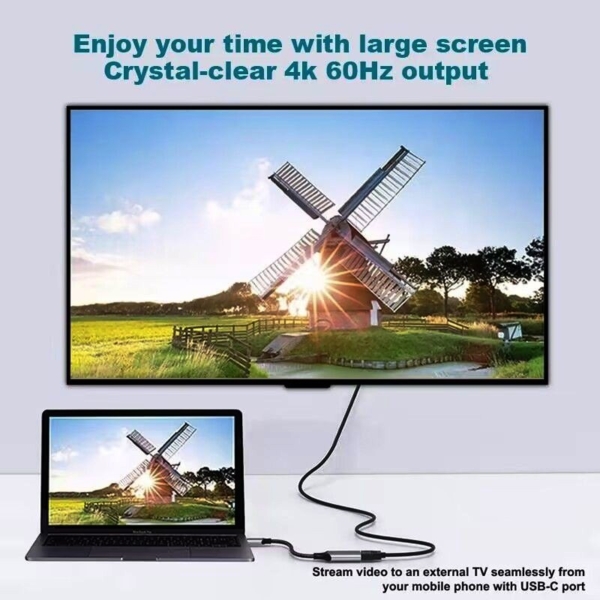 C-HD-10 – Adapter USB Type-C to HDTV 4k 60hz 10cm