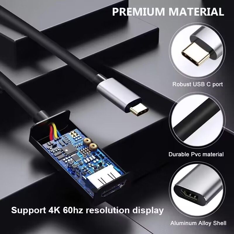 C-HD-10 – Adapter USB Type-C to HDTV 4k 60hz 10cm