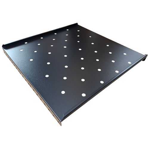 SMF800B - 475mm deep 1U steel vented Fixed Shelf