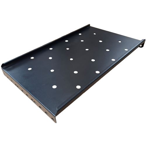 SMW450B - 275mm deep 1U steel vented Fixed Shelf