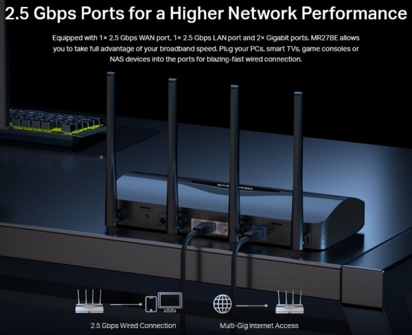 MR27BE - BE3600 Dual Band Wi-Fi 7 Router