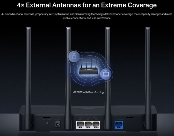 MR27BE - BE3600 Dual Band Wi-Fi 7 Router