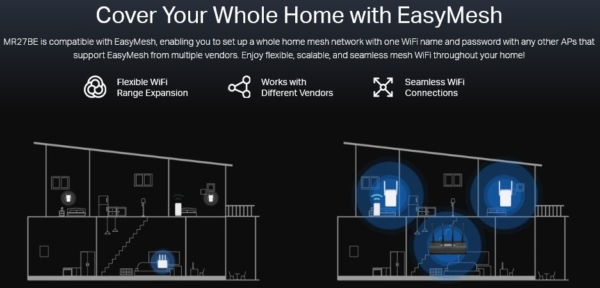 MR27BE - BE3600 Dual Band Wi-Fi 7 Router
