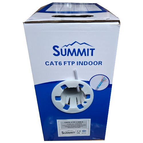 C603FZ - SUMMIT Cat6 4PR FTP 23AWG Solid CCA PVC LSZH Jacket