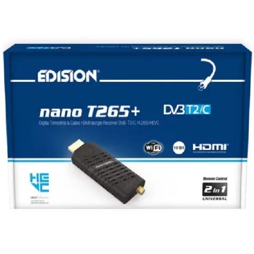 EDISION NANO T265+ - mini DVB-T2/C