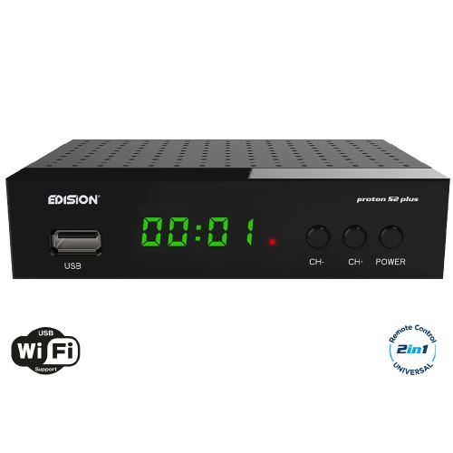 EDISION PROTON S2 plus - HD Satellite Receiver