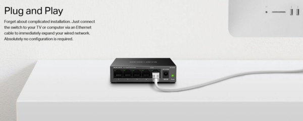 MS105GS - 5 port Gigabit Ethernet Switch